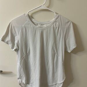 Lululemon Women's White Short Sleeve Top